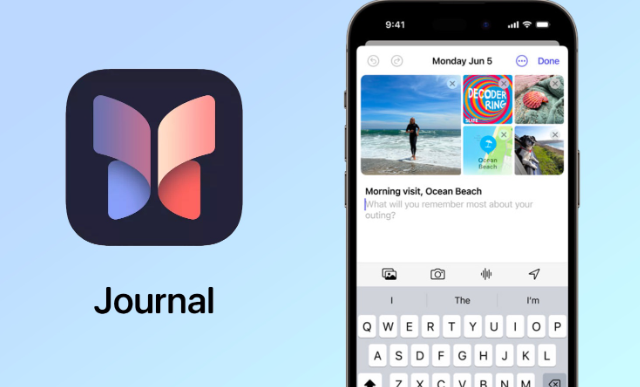 Journal trên ios 17